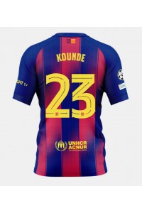Barcelona Jules Kounde #23 Jalkapallovaatteet Kotipaita 2025-26 Lyhythihainen